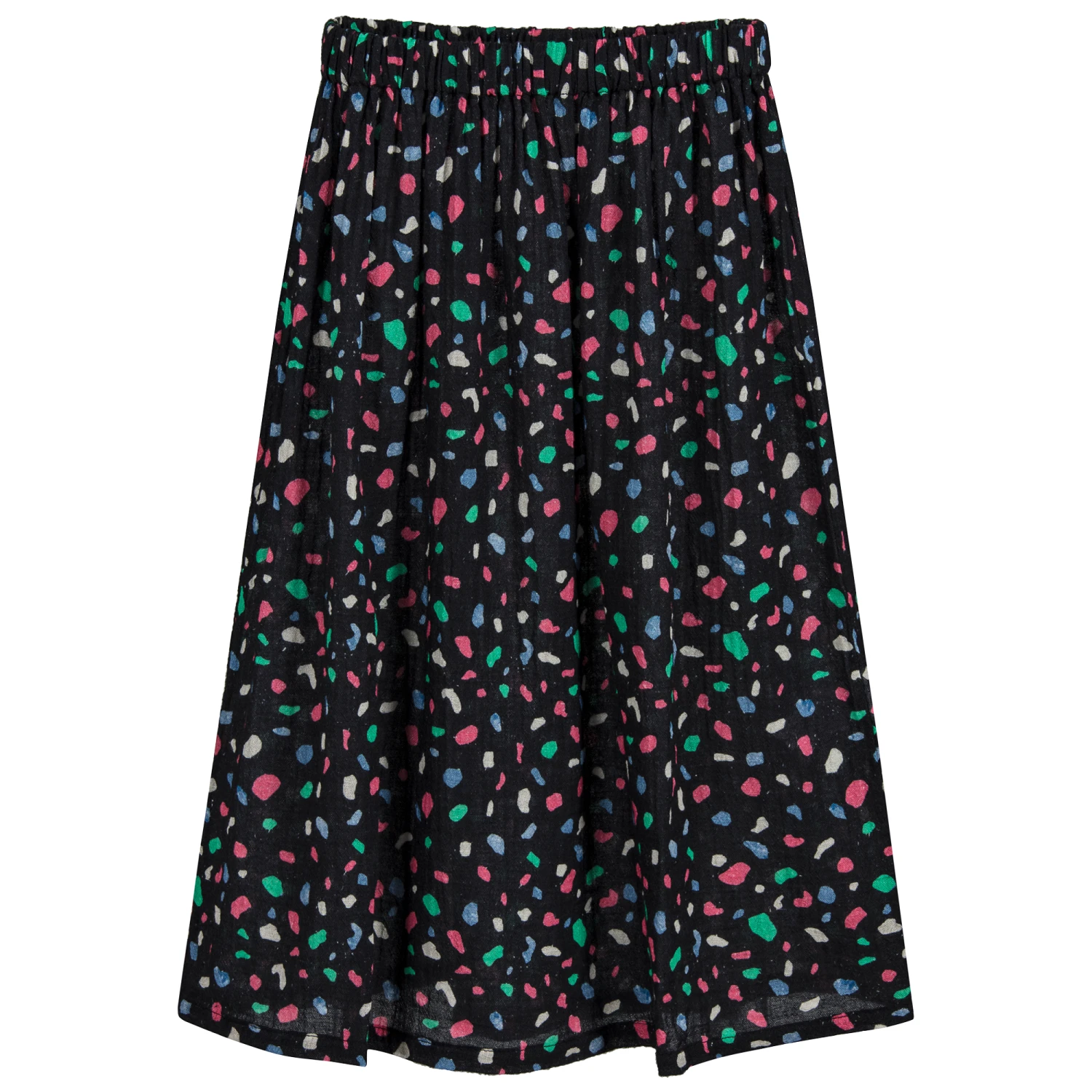 Noé & Zoë Berlin Girls Long Black Cotton Skirt 2 Noé & Zoë Berlin Girls Long Black Cotton Skirt - Image 2