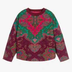 Oilily Girls Paisley Sweatshirt