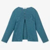 Paloma De La O Teal Blue Knitted Cardigan