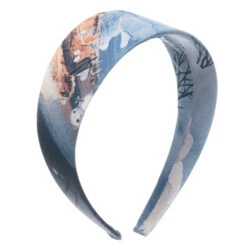 Pan Con Chocolate Blue Winter Print Hairband