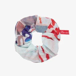 Pan Con Chocolate Girls Pink & Blue Cotton Hair Elastic