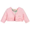 Pan Con Chocolate Girls Pink Jersey Cardigan