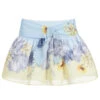 Patachou Blue & Yellow Chiffon Skirt