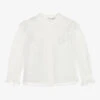 Patachou Girls Ivory Chiffon Blouse