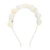 Patachou Girls Ivory Floral Hairband