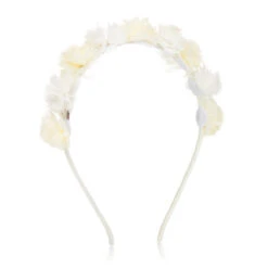 Patachou Girls Ivory Floral Hairband