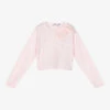 Patachou Girls Pink Cotton Cardigan