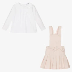 Patachou Girls Pink Pinafore Dress Set -Deals Whimsy Collection Store patachou girls pink pinafore dress set 459727 7f3541fb0fe9dd70970fca47fc8e70022b21d32a