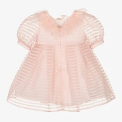 Patachou Girls Pink Striped Organza Dress -Deals Whimsy Collection Store patachou girls pink striped organza dress 493058 eecd0e2c53a354ba523f2a68f1a2493f36cb8594