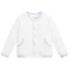 Patachou Girls White Jersey Cardigan