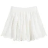 Patachou Ivory Cotton & Linen Skirt