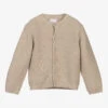 Paz Rodriguez Beige Knitted Cotton Cardigan