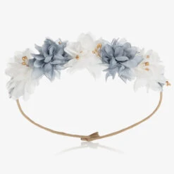 Paz Rodriguez Girls Blue Flower Garland