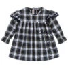 Phi Clothing Girls Blue Check Cotton Blouse
