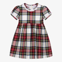 Phi Clothing Girls Red Check Dress