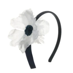 Piccola Ludo Blue & White Hairband