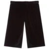 Piccola Ludo Girls Black Velvet Culottes