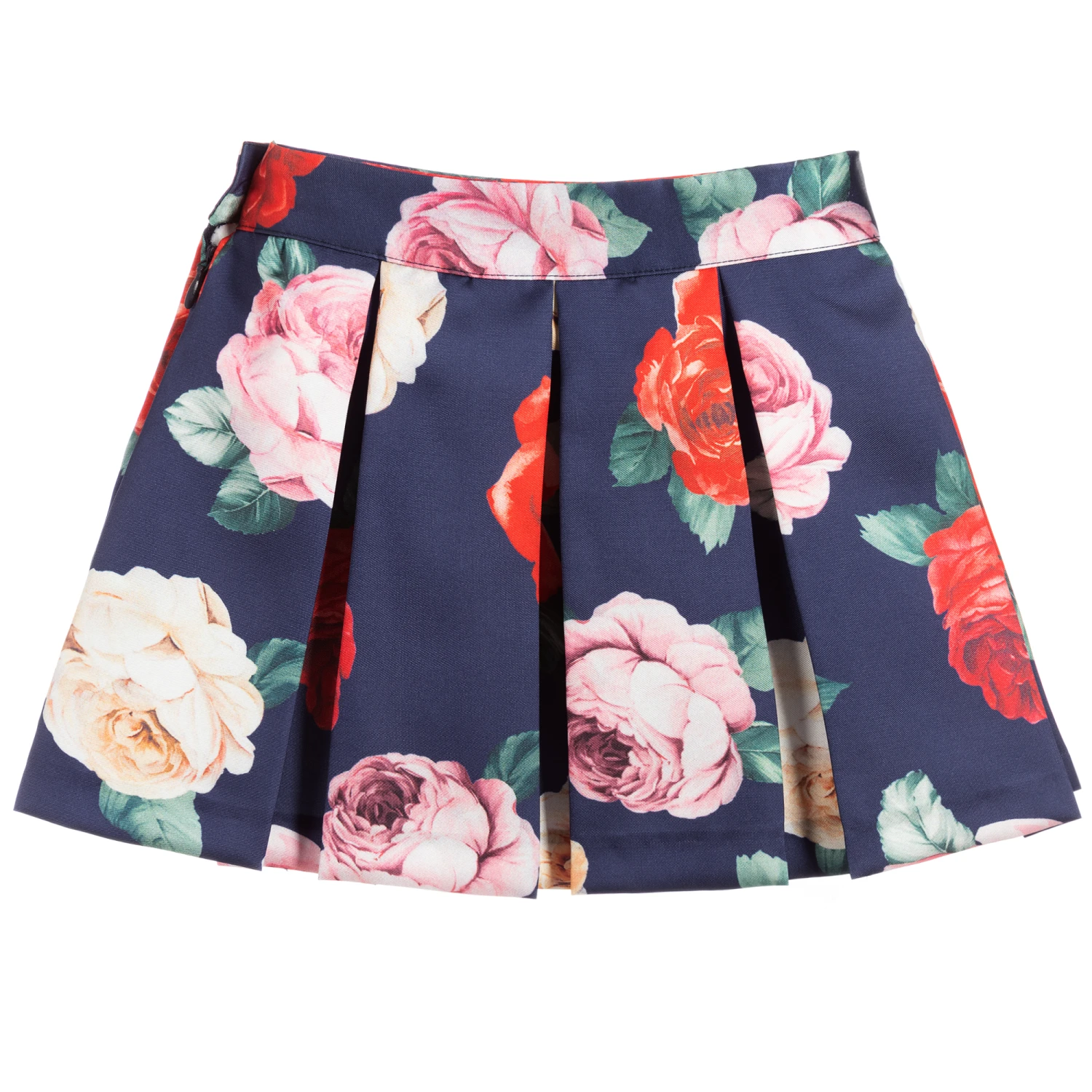 Piccola Speranza Blue Floral Print Skirt 2 Piccola Speranza Blue Floral Print Skirt - Image 2