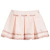 Piccola Speranza Girls Pink Brocade Skirt