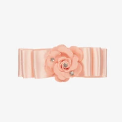 Piccola Speranza Pink Satin Hair Clip (12cm)