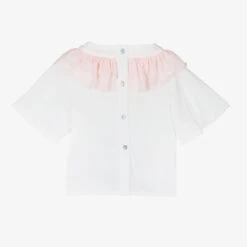 Piccola Speranza White & Pink Chiffon Blouse -Deals Whimsy Collection Store piccola speranza white pink chiffon blouse 432213 c20c0daae47c9215f09abb0ae14931b1112d1d63