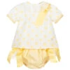 Piccola Speranza White & Yellow Shorts Set