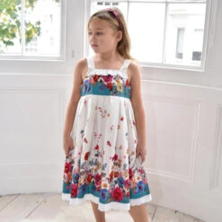 Powell Craft Ivory Cotton Floral Dress -Deals Whimsy Collection Store powell craft ivory cotton floral dress 324707 f24d87e10964390e18d47cb58d386ebec478af66 outfit