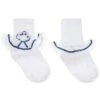 Pretty Originals Girls White Frilly Socks