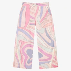 PUCCI Girls Pink Cotton Marmo Trousers -Deals Whimsy Collection Store pucci girls pink cotton marmo trousers 487930 140cae15753d160a117487cc44a86d9fda602e9e