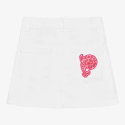 PUCCI Girls White Denim Fish Logo Skirt -Deals Whimsy Collection Store pucci girls white denim fish logo skirt 489256 c6f8e4401c2518e2688c5f9780f3f1b6d12e225c