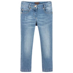 Roberto Cavalli Girls Blue Denim Jeans -Deals Whimsy Collection Store roberto cavalli girls blue denim jeans 211592 bdd818713421f342bfbc16ad9802400691ba0f67