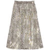 Roberto Cavalli Girls Silk Leopard Skirt