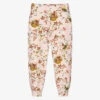 Roberto Cavalli Pink Cotton Floral Joggers