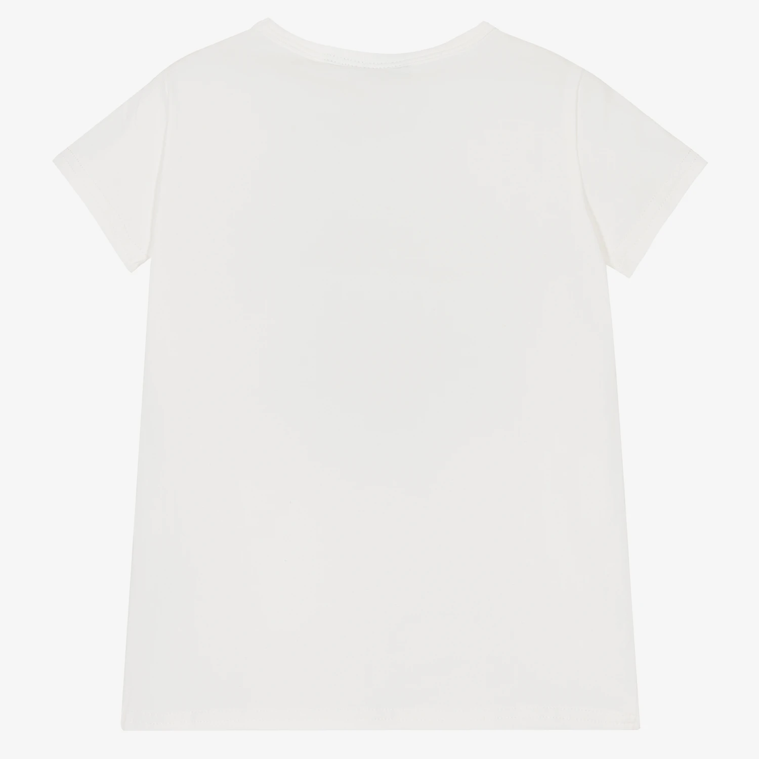 Rock Your Baby Girls Ivory Cotton Strawberry T-Shirt 3 Rock Your Baby Girls Ivory Cotton Strawberry T-Shirt - Image 3