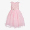 Romano Girls Pink Tulle Dress Set
