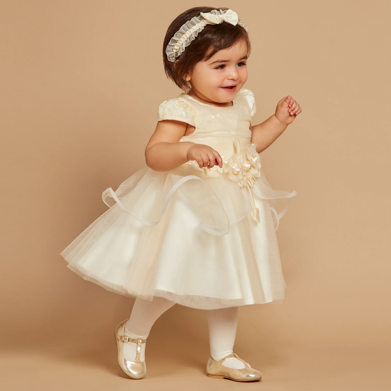 Romano Princess Ivory Tulle Dress & Bag 2 Romano Princess Ivory Tulle Dress & Bag - Image 2