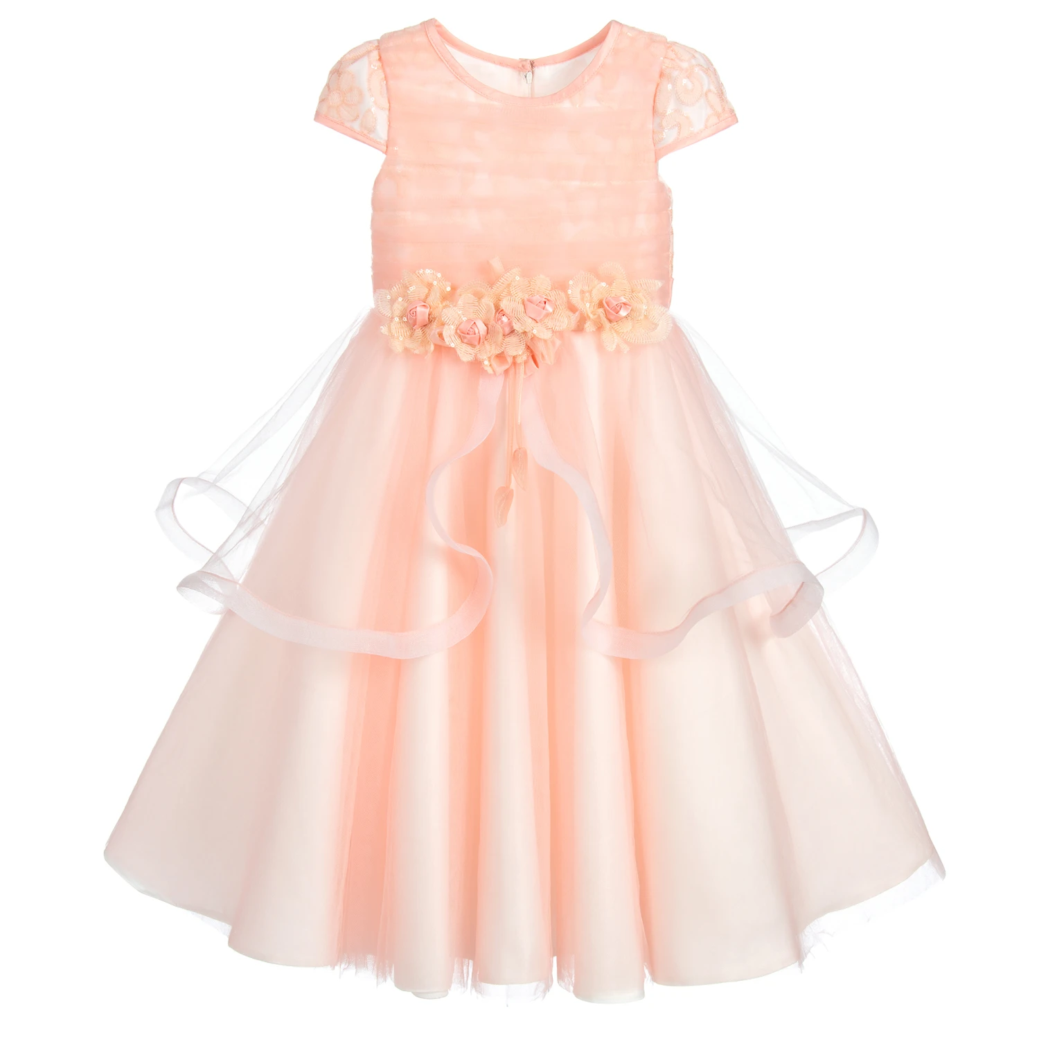 Romano Princess Peach Tulle Dress & Bag 1 Romano Princess Peach Tulle Dress & Bag