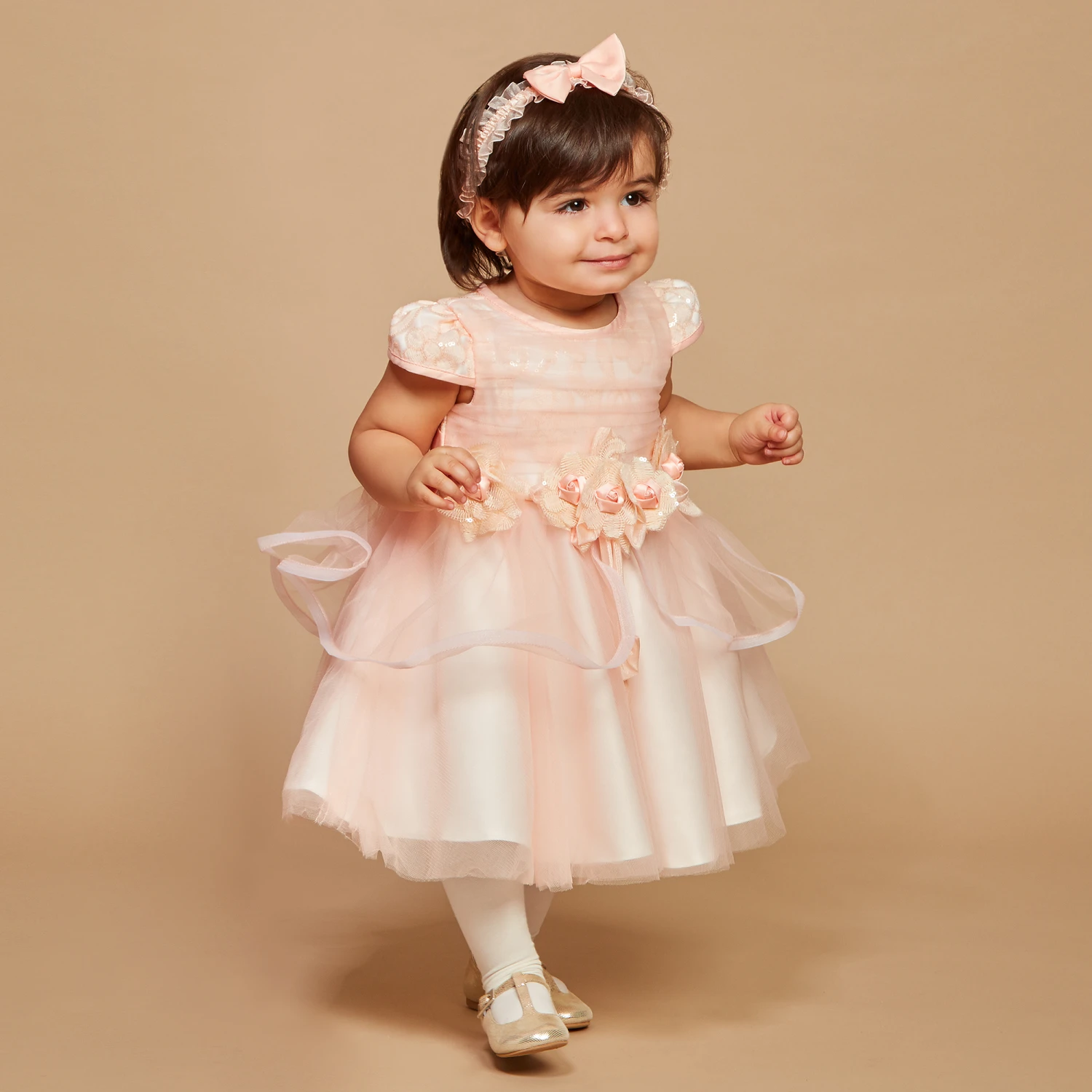 Romano Princess Peach Tulle Dress & Bag 2 Romano Princess Peach Tulle Dress & Bag - Image 2