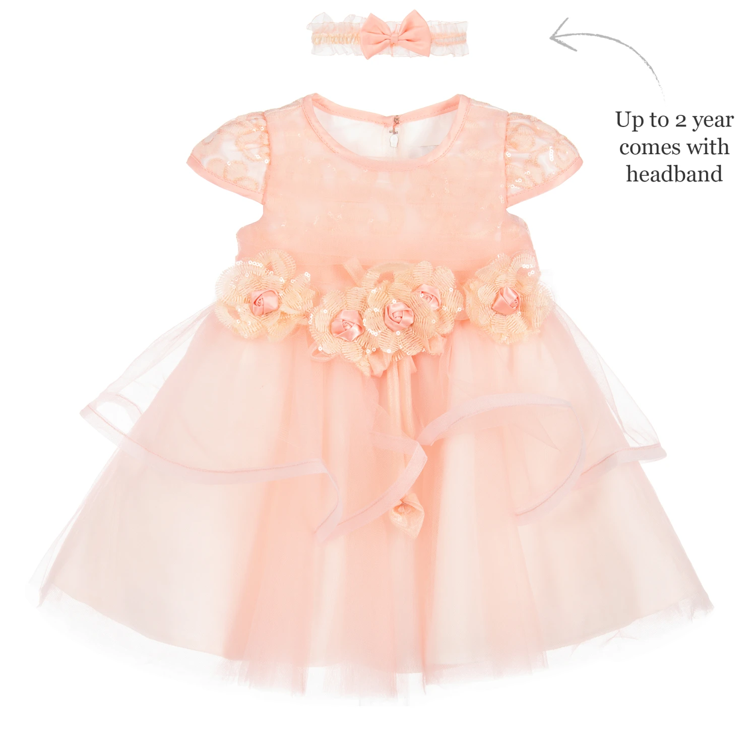 Romano Princess Peach Tulle Dress & Bag 6 Romano Princess Peach Tulle Dress & Bag - Image 6