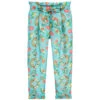 Rosalita Señoritas Blue Hawaiian Print Trousers