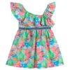 Rosalita Señoritas Blue & Pink Cotton Fish Dress