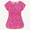 Rosalita Señoritas Girls Pink Cotton Dress
