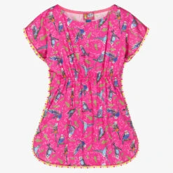 Rosalita Señoritas Girls Pink Cotton Dress