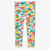 Rosalita Señoritas Girls White Cotton Dotty Leggings