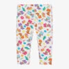 Rosalita Señoritas Girls White Cotton Llama Leggings