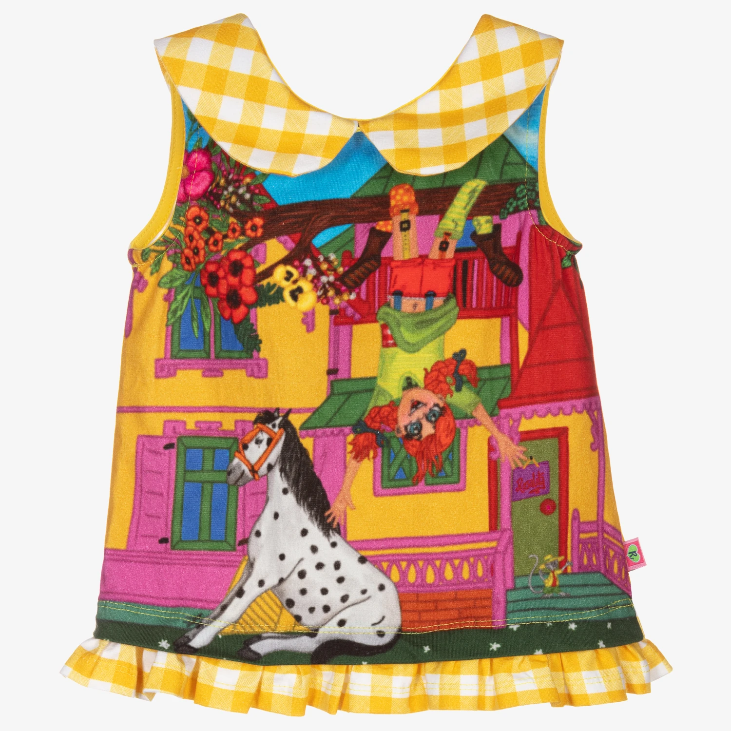 Rosalita Señoritas Girls Yellow Cotton Top 1 Rosalita Señoritas Girls Yellow Cotton Top
