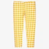 Rosalita Señoritas Girls Yellow Gingham Leggings