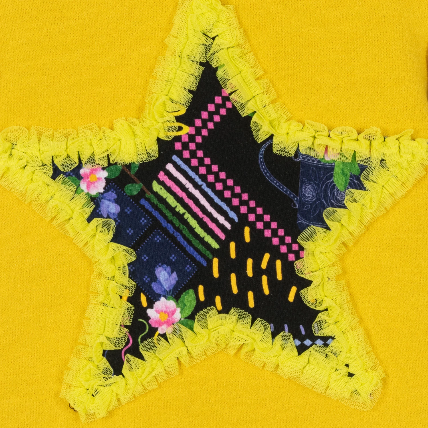 Rosalita Señoritas Girls Yellow High Neck Sweater 4 Rosalita Señoritas Girls Yellow High Neck Sweater - Image 4