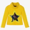 Rosalita Señoritas Girls Yellow High Neck Sweater