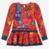 Rosalita Señoritas Orange Flowers Cotton Dress